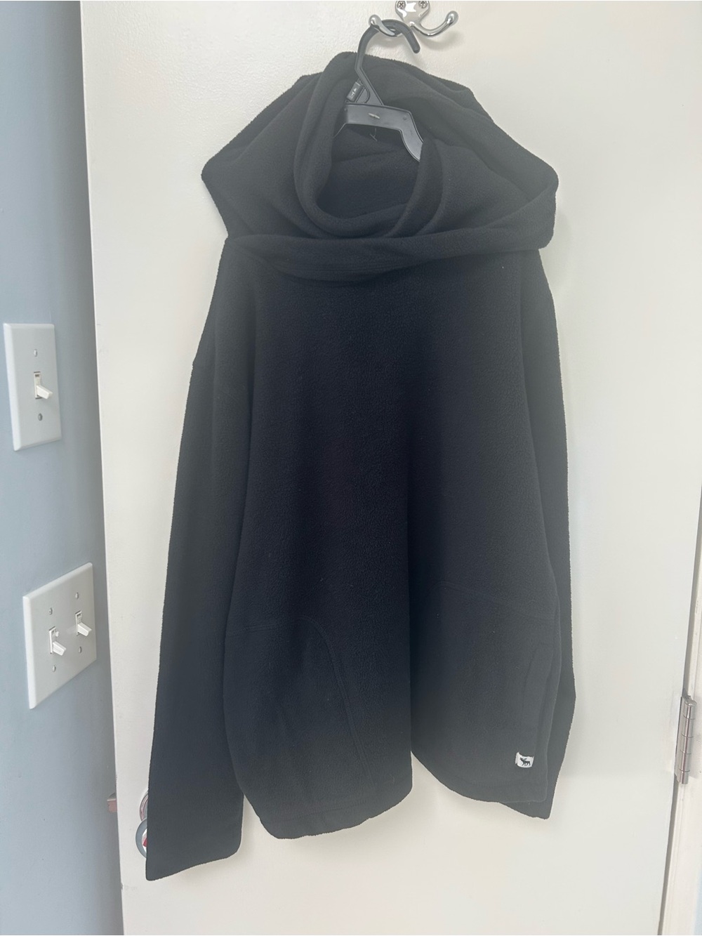 Abercrombie kids Black fleece hoodie